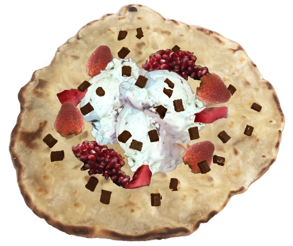 Beschuit met fruit