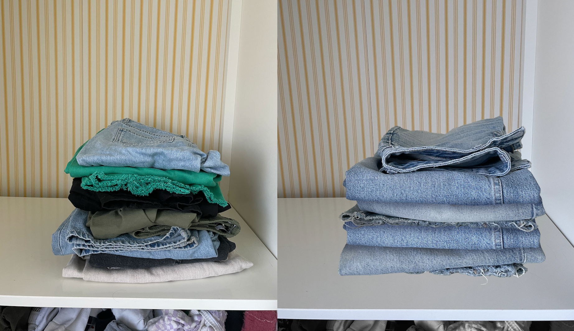 Gestapelde outfits